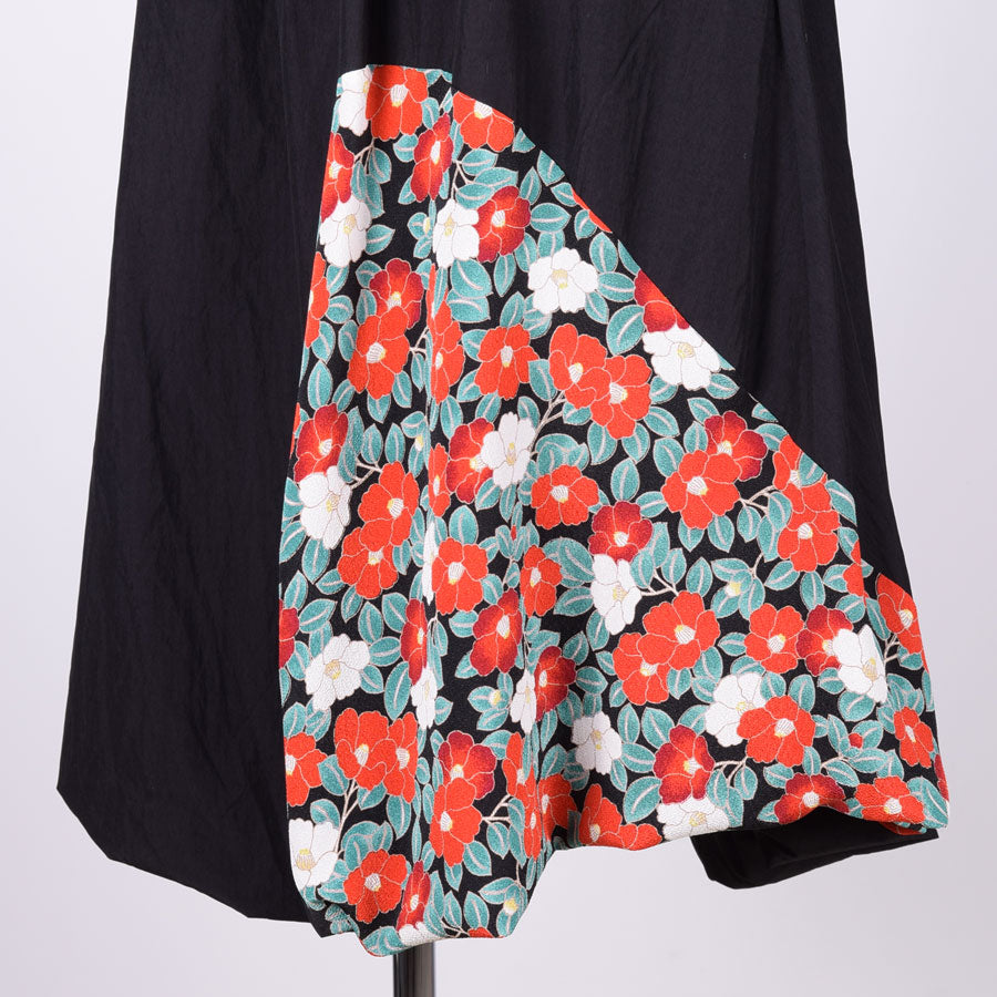 [One of a kind] TKg Camellia at the end of the year, camellia Baloon skirt