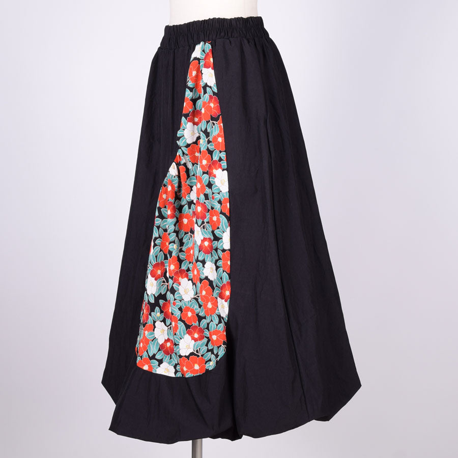 [One of a kind] TKg Camellia at the end of the year, Camellia Baloon Skirt