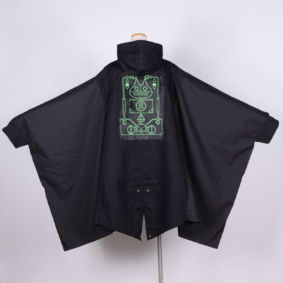 MINT NeKO Wide Mods Coat / BK-GRN