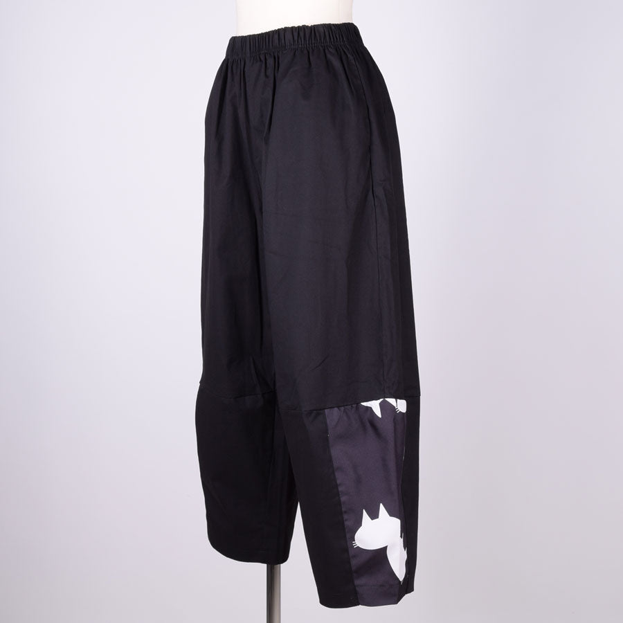 MINT NeKO ネコシルエットバレルパンツ