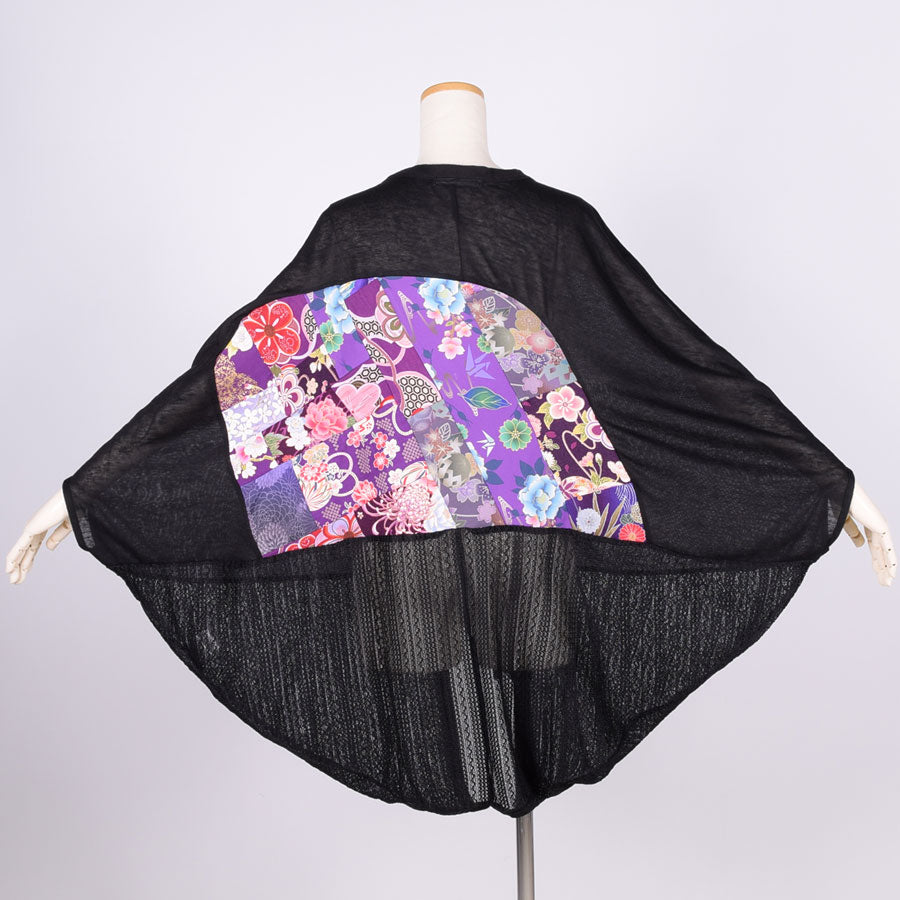 [One of a kind item] TKg Purple Patchwork, Flying Squirts Cardigan