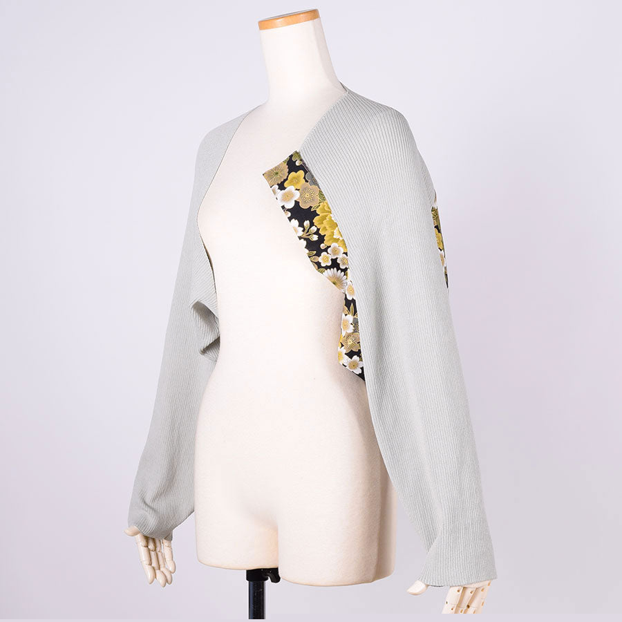 [One-of-a-kind item] TKg Crane of Darkness Knit Bolero