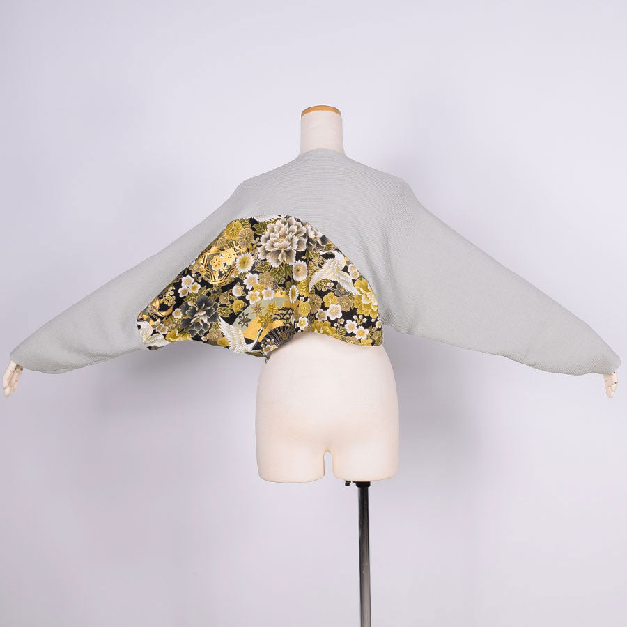 [One-of-a-kind item] TKg Crane of Darkness Knit Bolero