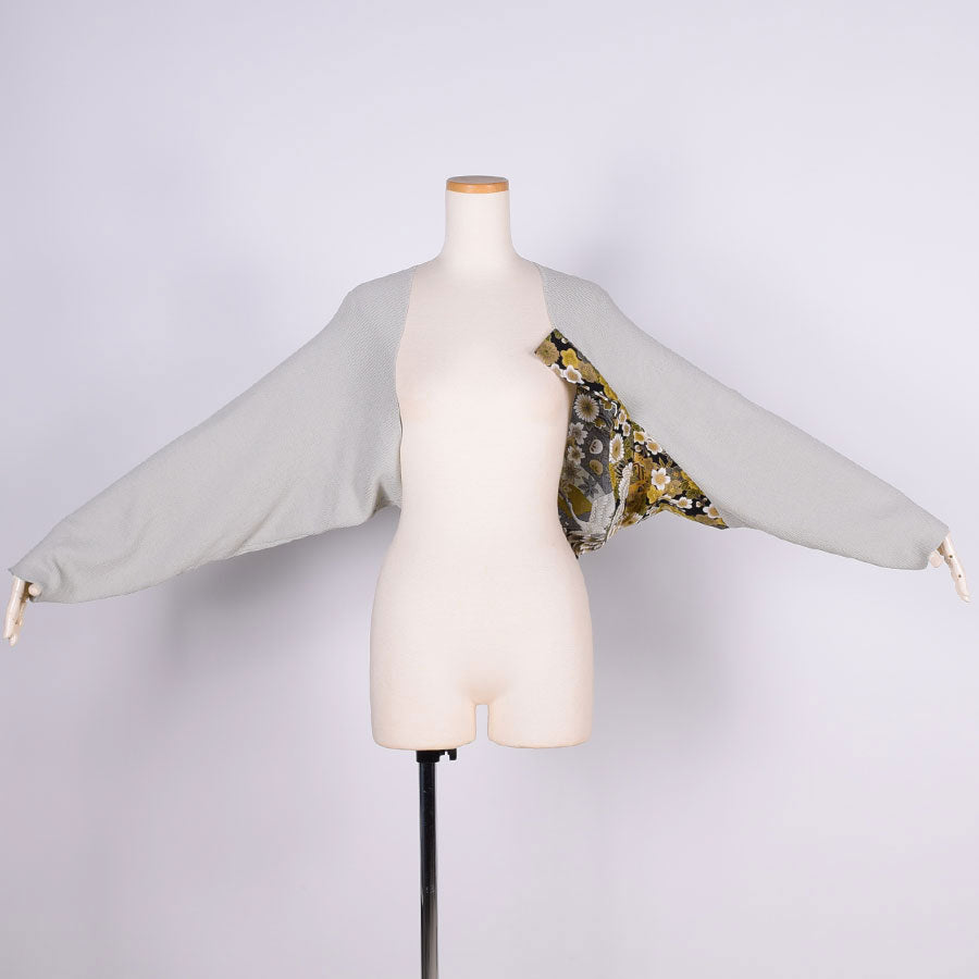 [One-of-a-kind item] TKg Crane of Darkness Knit Bolero