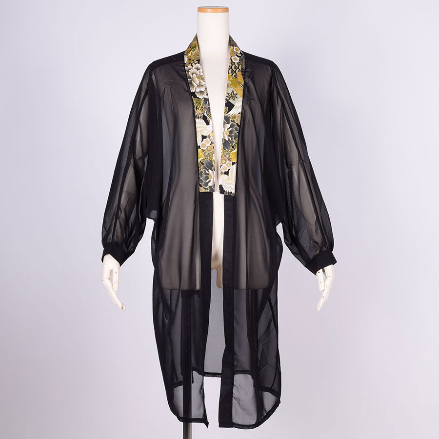 [One-of-a-kind] TKg Crane of Darkness Long Transparent Shirt