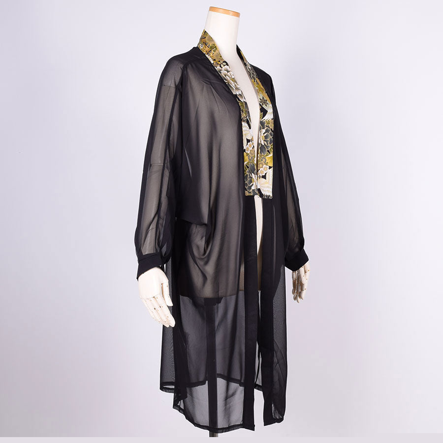 [One-of-a-kind] TKg Crane of Darkness Long Transparent Shirt