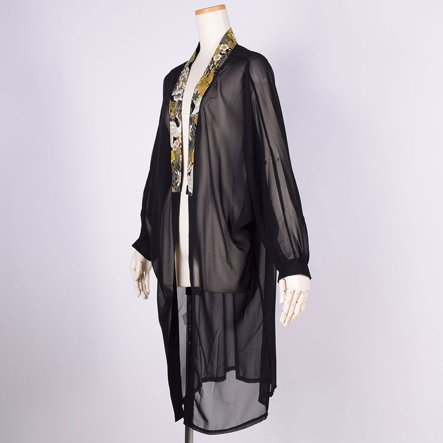 [One-of-a-kind] TKg Crane of Darkness Long Transparent Shirt
