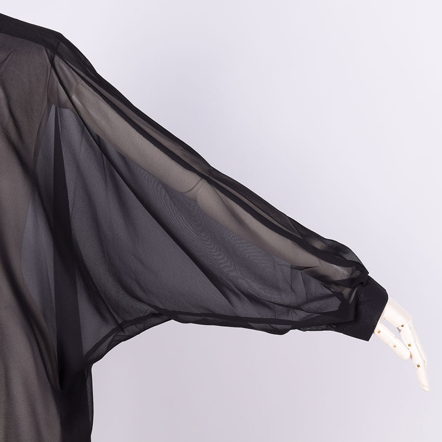 [One-of-a-kind] TKg Crane of Darkness Long Transparent Shirt