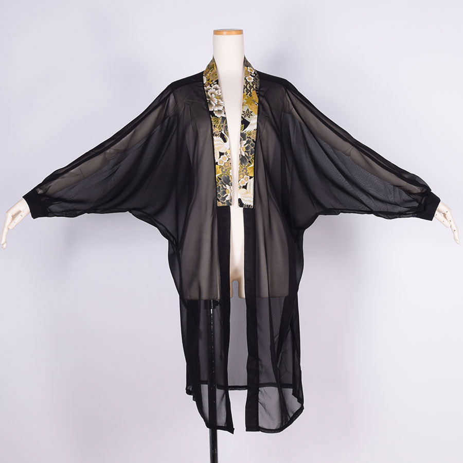 [One-of-a-kind] TKg Crane of Darkness Long Transparent Shirt
