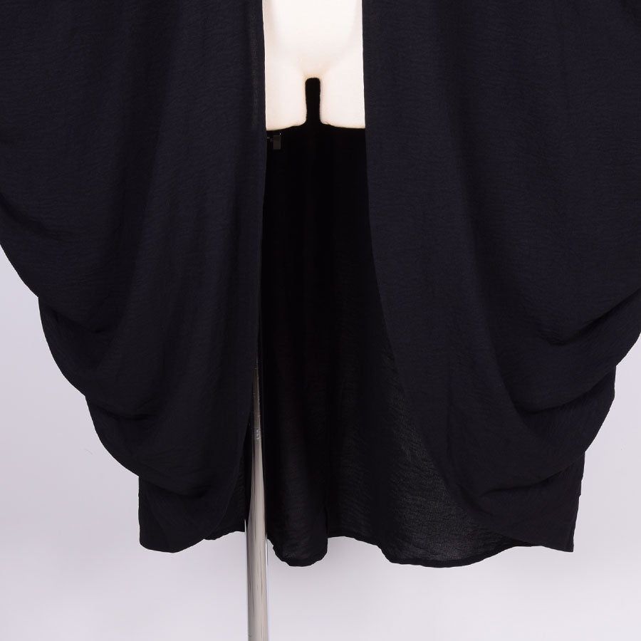 gouk Fluffy Long Cardigan / PUR-BK