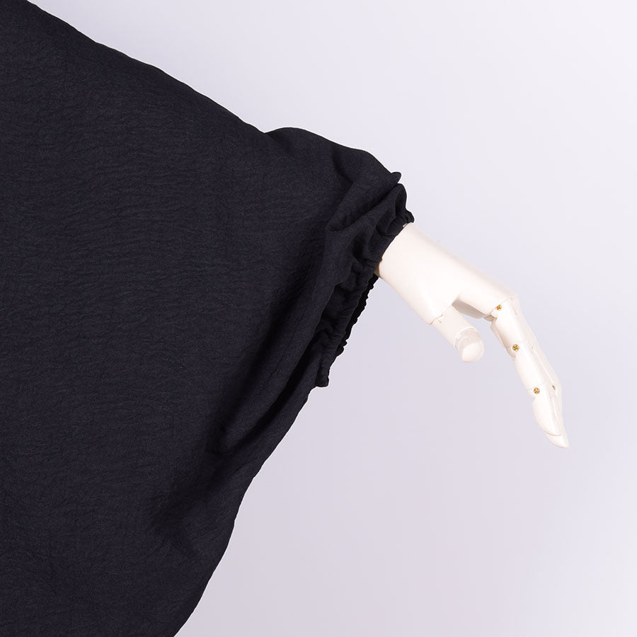 gouk Fluffy Long Cardigan / BK-BK