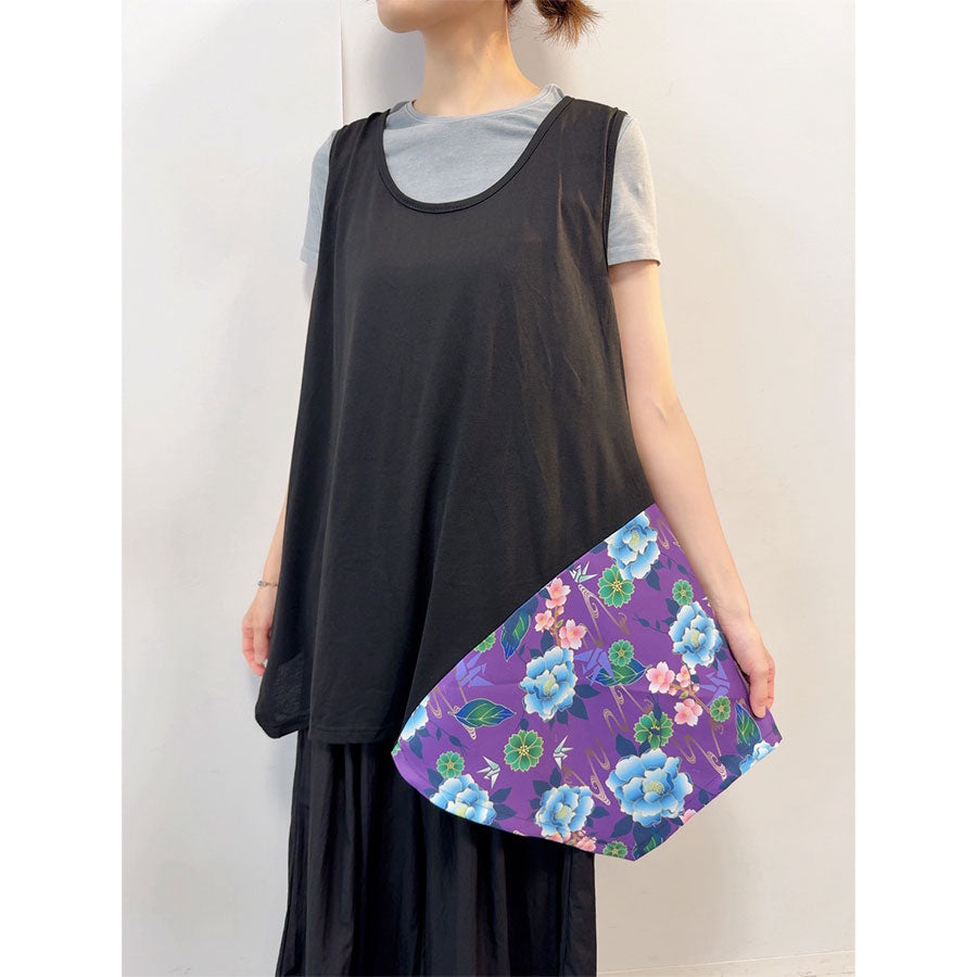 gouk fluttering tank top / BK-PUR