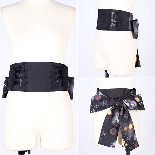 モリグチカ 異国浪漫の帯ベルトBK-BK