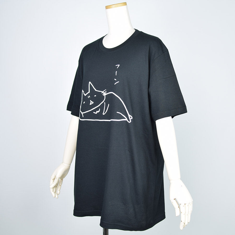 Mint Neko's curious T -shirt (4 size)