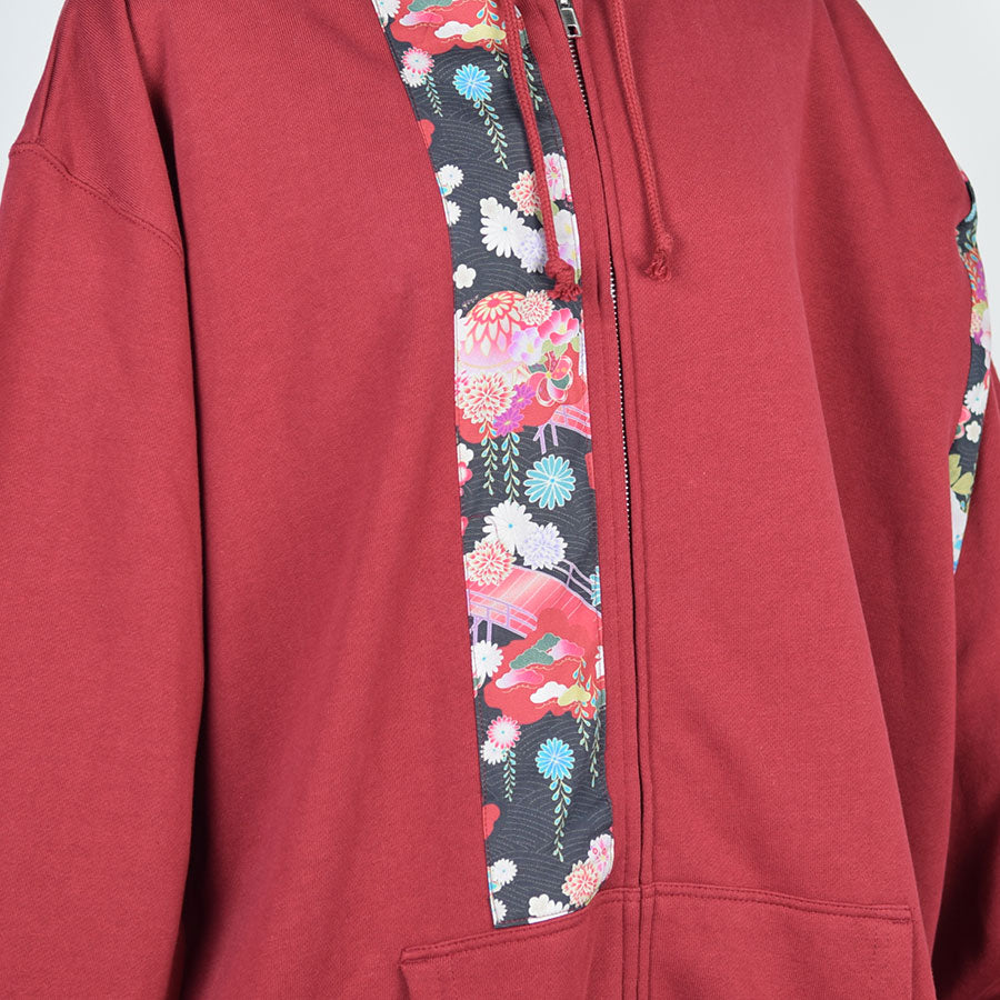 TKG one -piece Japanese pattern hoodie