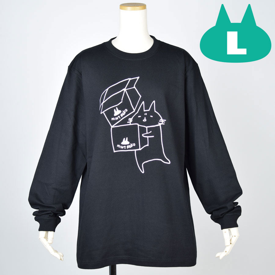 Mint NEKO A -ma shipment L/S T -shirt L
