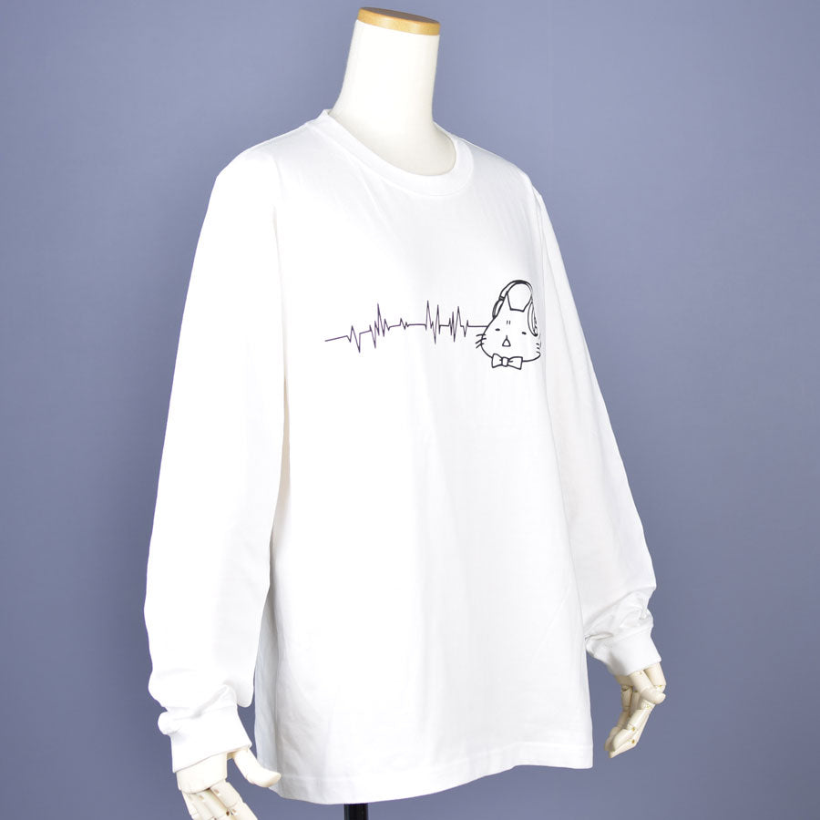 Mint Neko Headphone L/S T -shirt M