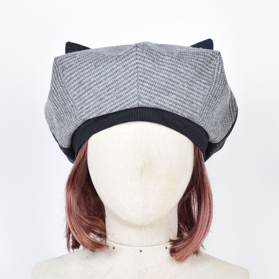 Mint NEKO Nekomimi Patchwork Beret