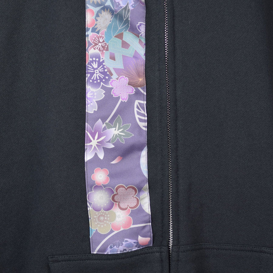 TKg one -piece Japanese pattern hoodie