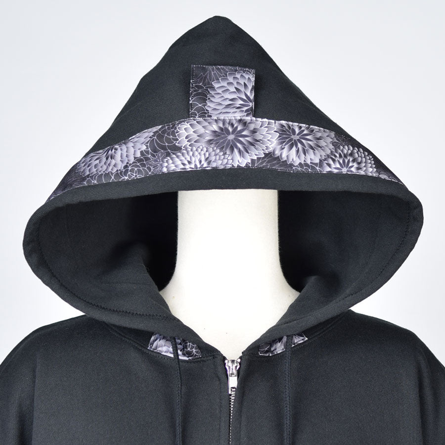 TKg one -piece Japanese pattern hoodie