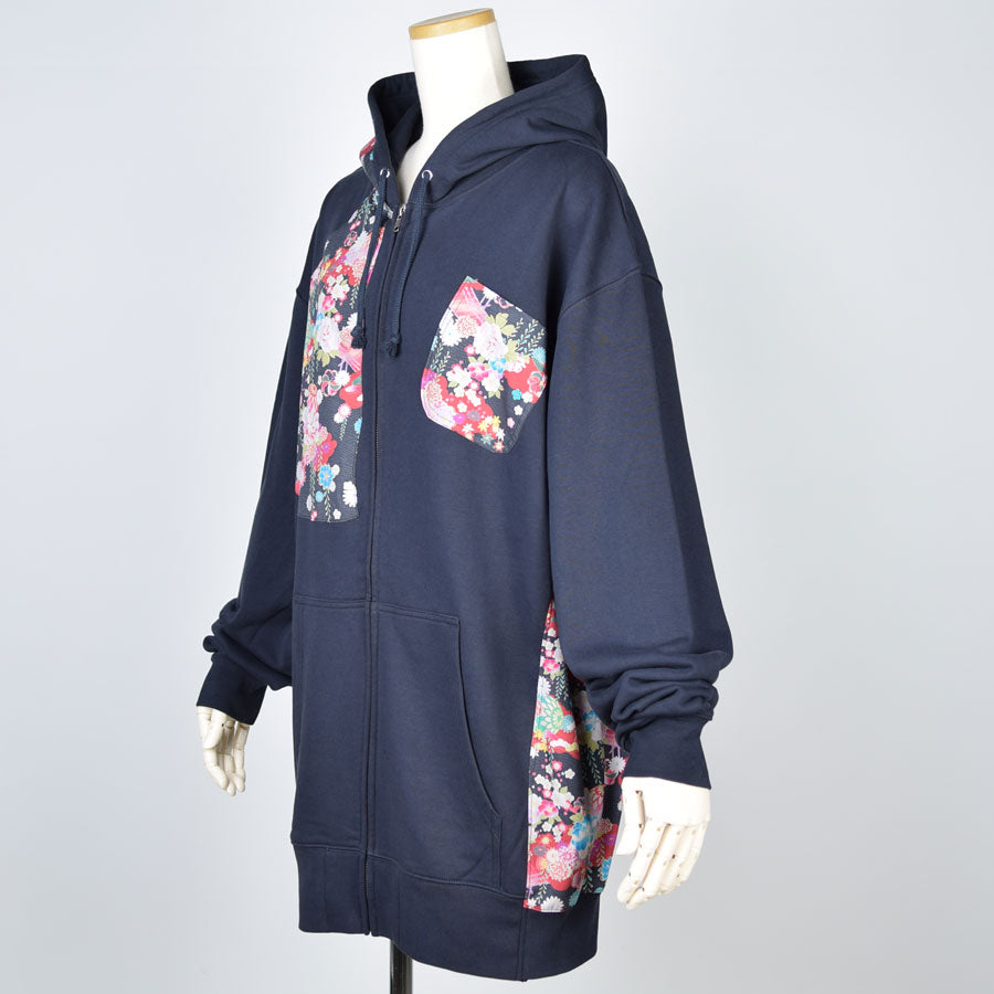 TKg one -piece Japanese pattern hoodie