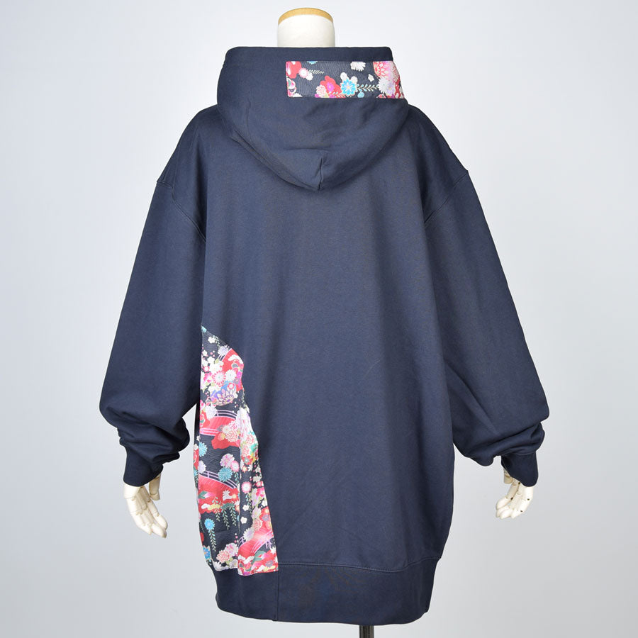 TKg one -piece Japanese pattern hoodie