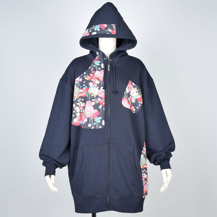 TKg one -piece Japanese pattern hoodie