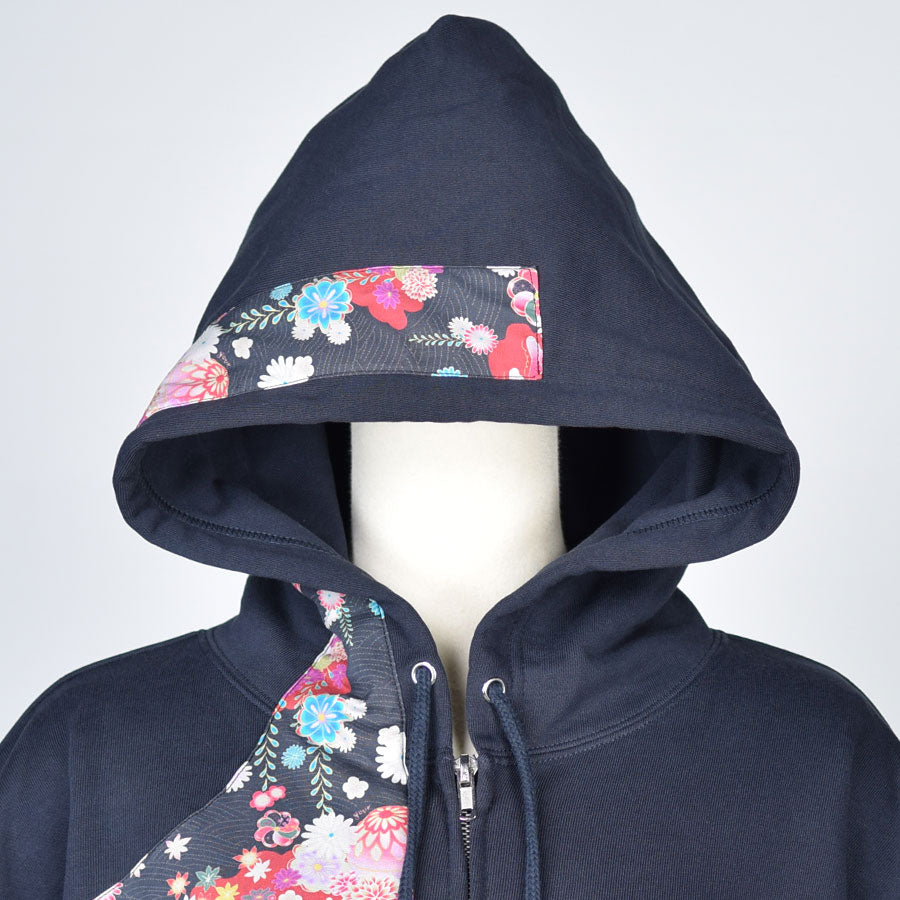 TKg one -piece Japanese pattern hoodie