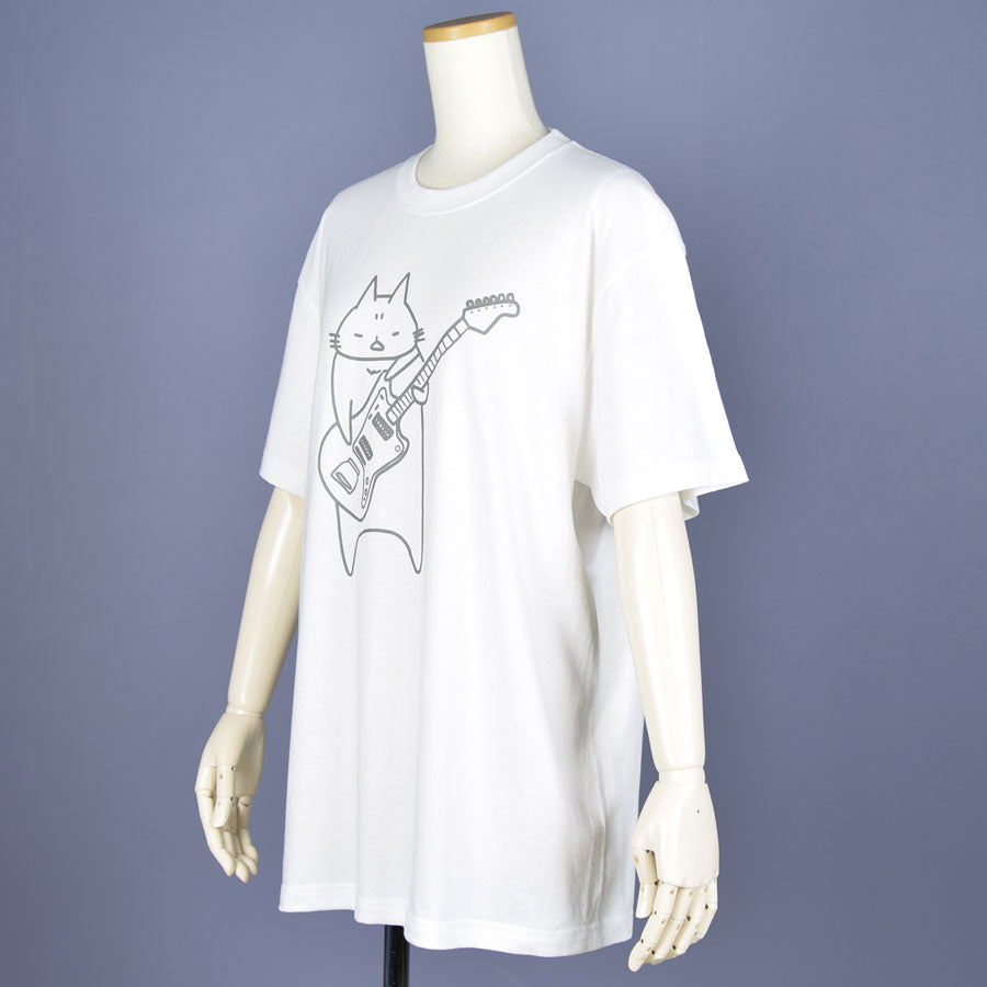 MINT NeKO Wagahai and guitar T -shirt L