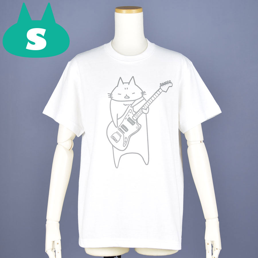 MINT NeKO Wagahai and Guitar T -shirt S