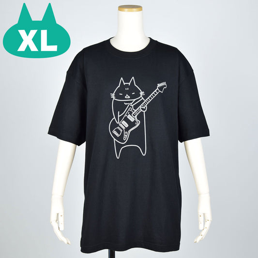MINT NeKO 吾輩とギターTシャツ・XL