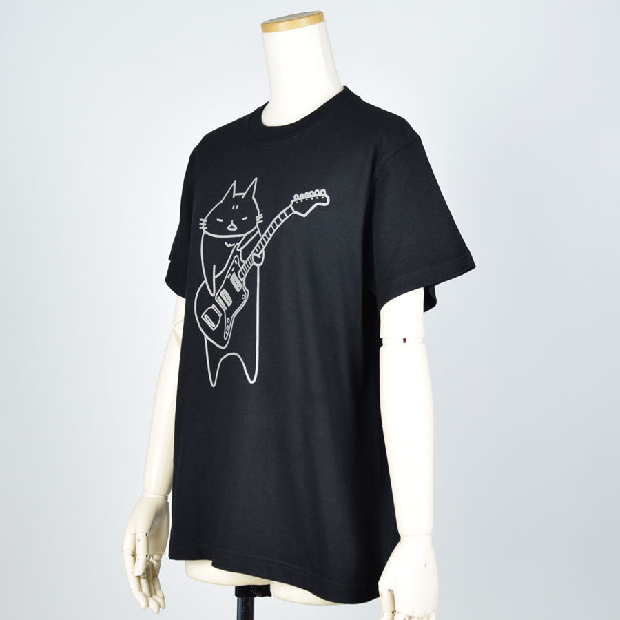 MINT NeKO Wagahai and Guitar T -shirt S