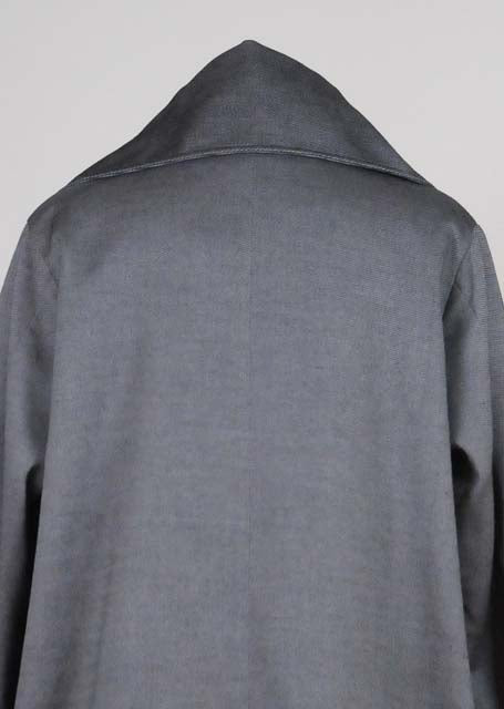 GOUK big color double -tailored coat gray