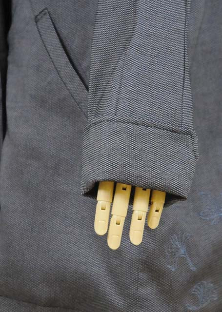 GOUK big color double -tailored coat gray