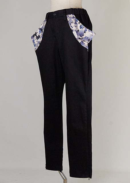 GOUK Samurai Pants with drape in the pocket on both sides