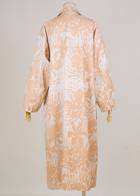 Stripe pattern coat with GOUK Manjusha