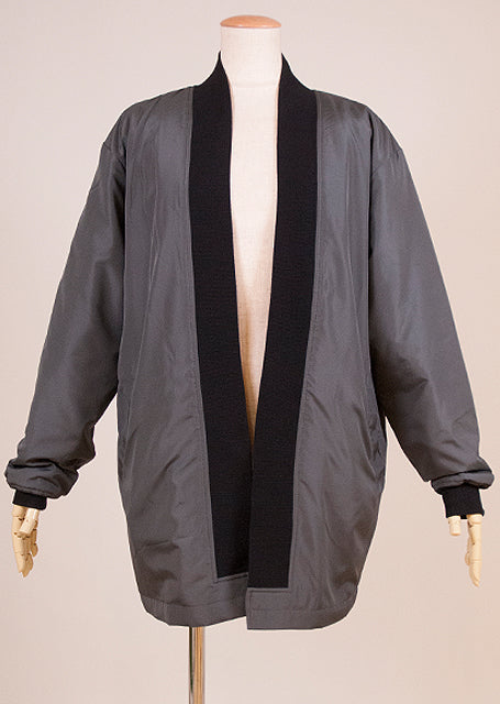 gouk侍　鶴の刺繍をしたMA-1風な羽織