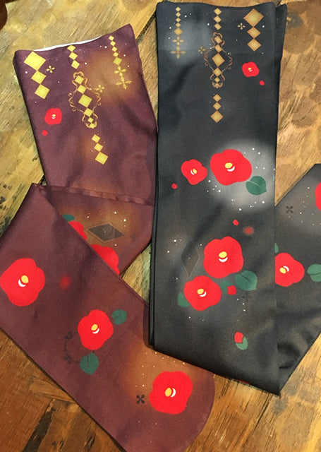 Moriguchika Salling Baki Pattern Over Ney Socks Red