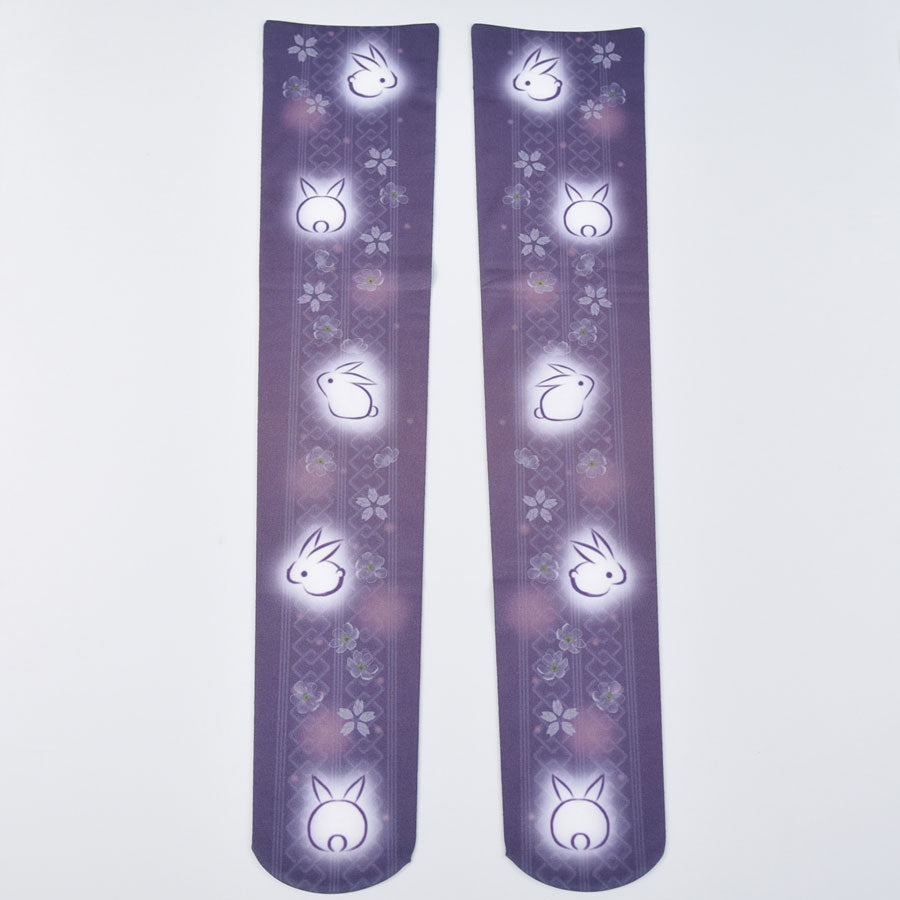 Moriguchi Karay Mei Pattern Over Ney Socks