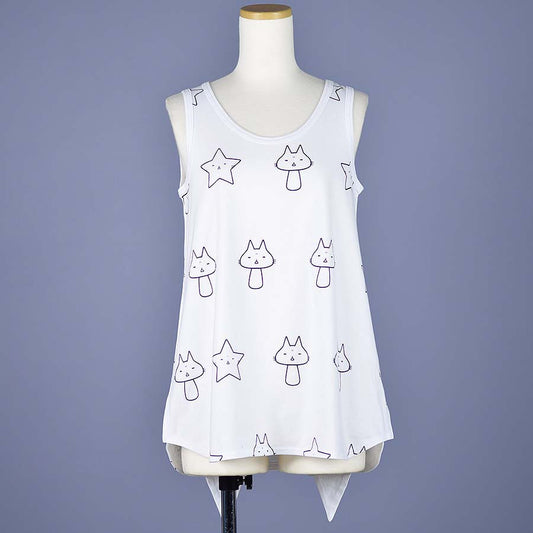 Mint Neko A line tank top