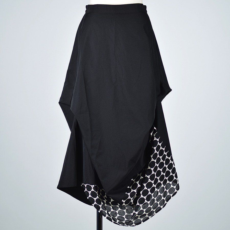 TKR embroidery polka dot deformation skirt