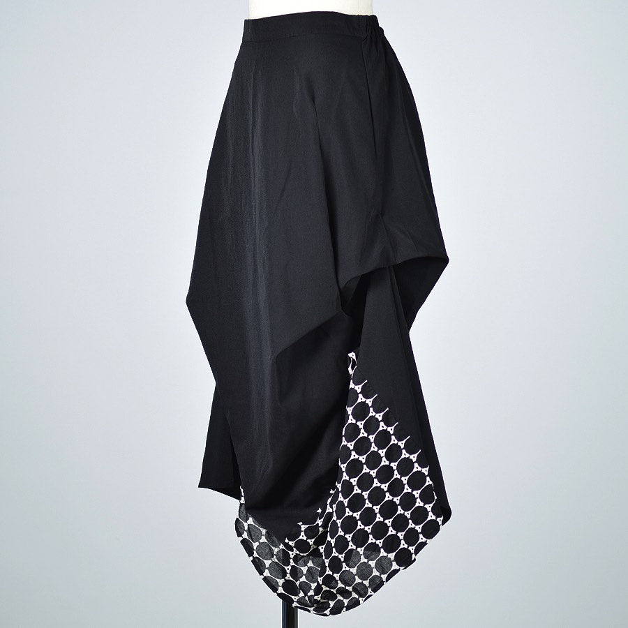 TKR embroidery polka dot deformation skirt