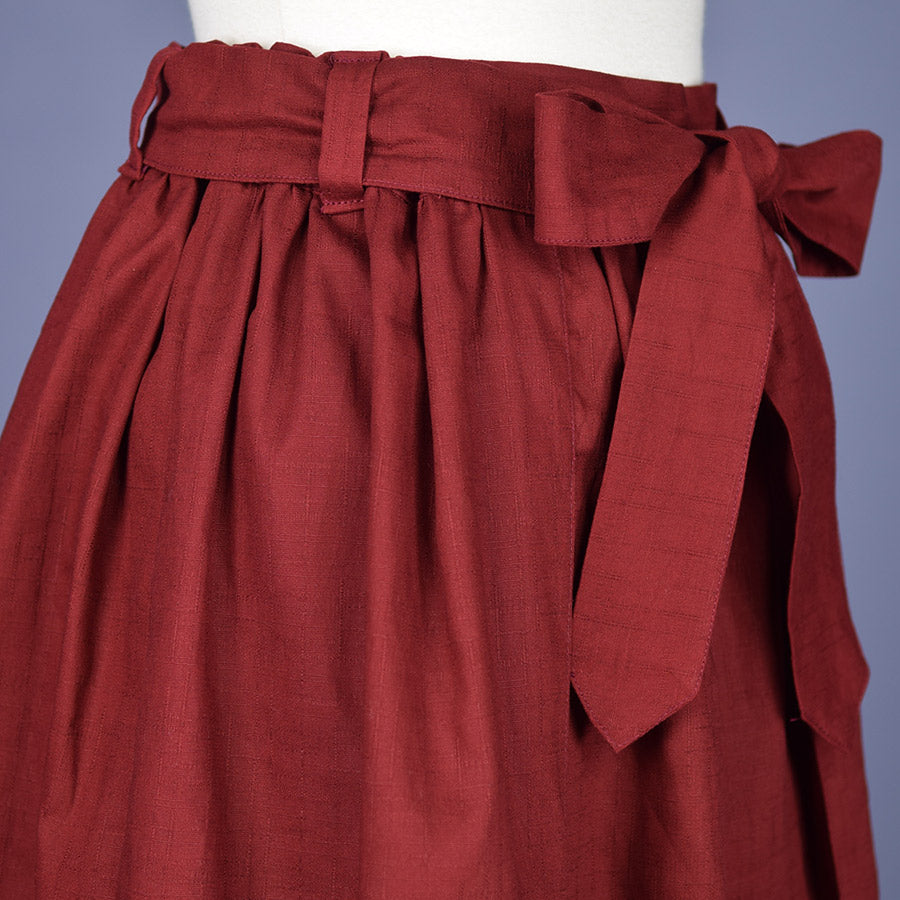 [Ended order] Moriguchika High -colored hakama skirt / M