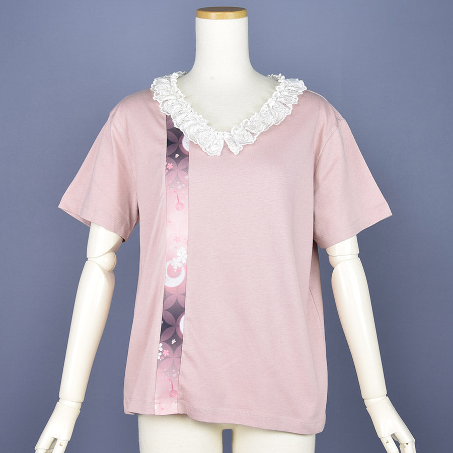 [Ended order] Moriguchika lace collar Odekake Tops