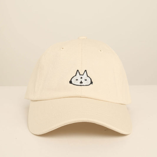 Mint Neko's embroidery cap