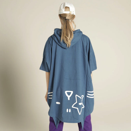 Mint Neko Paul Poncho Parka
