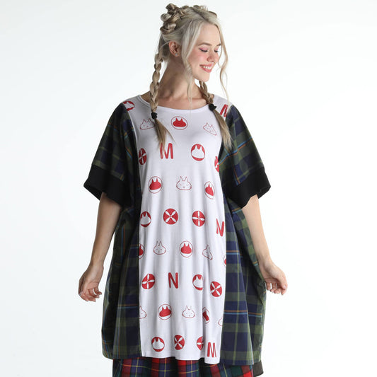 Mint Neko Monogram Wide Cut Saw