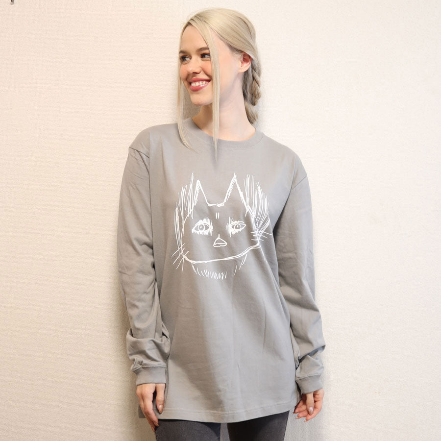 MINT NeKO 吾輩のSHOCK L/S Tシャツ (4サイズ)