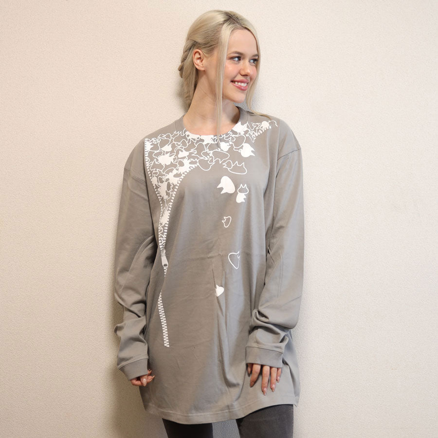 Mint NEKO Zipper Long Sleeve Cutsaw