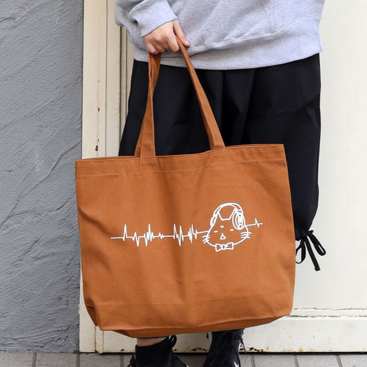 Mint NEKO Headphone tote bag